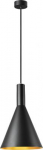 Indoor pendant PHELIA 280, E27, 23W, Black/Gold 1002950 | 4024163231442