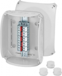 Cable junction box DK 2516 A 6-16 mm&sup2; with 3-phase, 5-pole terminal, grey IP66 62000166 | 4012591125570