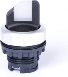 2-position selector switch with handle head, momentary, illumination possibility, white 105517 | 8592765055187