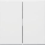 Rocker 2-gang for Switch / Button, for Frontplate 55, hfr, purewhite GW2B9010 | 4012740983761