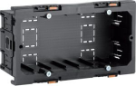 Outlet box 2-gang Energy for BR front-mounting for domestic installation devices G2860 | 4012740220057