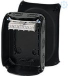Junction box KF 1006 B 180x130x77mm IP66/67 black with 5x6mm&sup2; terminal 62000060 | 4012591121886