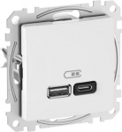 USB charger, 3A (A+C), 45W, white, Sedna Design & Elements SDD111404 | 3606482079007