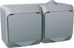 2-pesaline pistikupesa IP44 hall Cedar Plus WDE000623 | 3303432400507