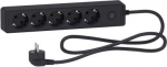 Extension 5 sockets 1.5m black ST9451B | 3606489493974