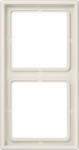 2-gang frame, beige, LS990 LS982W | 4011377117105