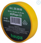 Insulating tape, yellow, 19mm x 20m 263848 | 4011923534639