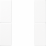 cover kit 2 gang, complete LS502TSAWW | 4011377109957