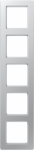 5-gang frame aluminum, A flow AF585BFAL | 4011377173187