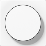 Centre plate for dimmer, with knob, white, A range A1740WW | 4011377202931