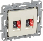 DOUBLE LOUDSPEAKER IVORY 664881 | 3245066648811