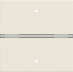 Color: White.   Rocker cover with custom symbol for KNX sensor/actuator.   Suitable for codes: RB/U 1.1.   Size: 2 modules. 2CLA222101N1101 | 8427238242323