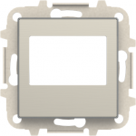 Color: Stainless Steel   Cover plate for FM-radio module and for remote control module code: 9368, 9368.2 & 9368.7   Included: cover plate and mounting grid   Without fixing claws 2CLA856800A1401 | 8427238136189