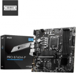 Mainboard MSI Intel B760 Express LGA1700 Micro-ATX Memory DDR5 Memory slots 4 2xPCI-Express 1x 1xPCI-Express 16x 2xM.2 1x15pin D-sub 1xHDMI 1xDisplayPort 4xUSB 2.0 1xUSB 3.2 1xUSB-C 2xPS/2 1xRJ45 3xAudio port PROB760M-P PROB760M-P | 4711377086578