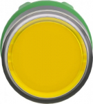 Head for illuminated push button, Harmony XB5, yellow flush, 22mm, universal LED, spring return, pla ZB5AW383 | 3606481206411