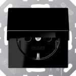 SCHUKO&reg; socket with hinged lid A1520BFKLSW | 4011377124479