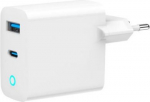 CHARGER USB 65W 2PORT/TA-UC-PDQC65L-W-01 GEMBIRD TA-UC-PDQC65L-W-01 | 8716309129602