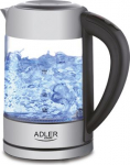 Electric Kettle 1850 - 2200 W, 1.7 L, Stainless steel, glass, Stainless steel/Transparent AD 1247 NEW | 5902934831116