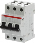 3P C 1A Miniature Circuit Breaker (MCB) S203M-C1 2CDS273001R0014 | 4016779550376