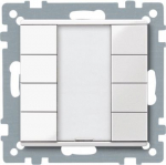 KNX Push-button 4-gang plus, polar white, Sytem M MTN617419 | 3606485099453