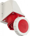 Wall socket outlet 5x16A (3P+N+PE) 6h IP67 red 1152-6 | 9003399143854