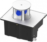 Compact underfloor column with socket 4x16A, 2P+E, 230V 303x390x309mm, IP44/IP55 Moser TerraMo M502010002 | 4030176012350