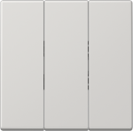 3-gang rocker, light grey, LS LS993BFLG | 4011377148116