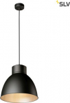 Ceiling lamp, E27 150W PARA DOME, black 1002053 | 4024163222655