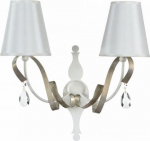 Wall lamp Intreccio 2 X E14 (40W) white ARM010-02-W | 4251110009865