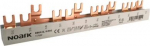 Phase busbar BBUK 3L 10 M18, 3-phase, U-style, 10mm2, 63A, 18 modules 117497 | 8592765174970