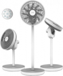 Cecotec EnergySilence 2600 Sunflower Portable Battery-powered fan | Stand Fan | Diameter 33 cm | Number of speeds 12 | Oscillation | 22 W | Remote control 8243 | 8435484082433