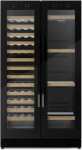 Caso | Wine Cooler | WineChef Duo 122 | Energy efficiency class G | Free standing | Bottles capacity 122 | Black 00674 | 4038437006742