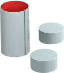 Ugunsdro&scaron;a pāreja ar iek&scaron;ejo pārklajumu 81x150mm, PVC, pelēks 7204292 | 4012196810178