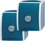 With 2 identical security locks in hinged lids.   Lockable, incl. 2 identical keys.   Cannot be screwed on or dismounted in closed condition. Approx. 200 different locks (unsorted). 2CKA002083A0816 | 4011395993132