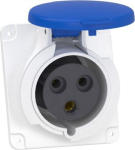 Socket, Mureva PK, panel-mounted, angled, 32A, 2P+E, 220V, IP44 PKF32F423 | 3303432033101