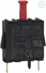 Single contact block for head &Oslash;22 1NC pins for PCB. range of product: Harmony XB4, Harmony XB5 - product or component type: contact block - device short name: ZBE - contacts type and composition: 1 NC - contacts operation: slow-break - contact block  ...