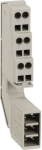 Auxiliary terminal blocks, MasterPact MTZ1 drawout, 6 wires terminal, spare part LV847072SP | 3606481186805