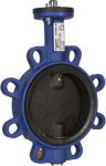 VF208W Butterfly Valve, 2-Way, DN150, Wafer Flanged, Zinc Plated Disc, EPDM Liner, Kvs 1790 m&Acirc;&sup3;/h, VF208W-150NZ | 3606489660789