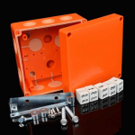 Wiring box KSK 125 2PO6 with maintained functionality in fire, classified according ZP 27/2008, DIN 4102-12, STN 920205. KSK 125_2PO6 | 8595568924315