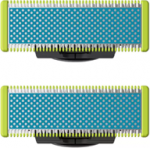 Philips | Replaceable blade (2 pcs) | QP225/50 OneBlade | Black/Green QP225/50 | 8720689003087