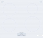 Induction hob 4 series, white PUE612BB1J | 4242005381401