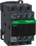 Contactor, TeSys Deca, 3P(3NO), AC-3/AC-3e, <=440V, 9A, 24...60V AC/DC coil, screw clamp terminals LC1D09BNE | 3606480987632