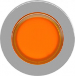 Head for illuminated push button, Harmony XB4, plastic, orange projecting, 30mm, universal LED, spri ZB4FW153 | 3606489582623