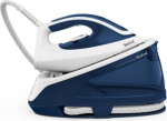 TEFAL Express Essential Steam Station SV6116E0  2200 W, 1.4 L, 5 to 6 bar, Auto power off, Vertical steam function, Calc-clean function, White/ Blue, 120 g/min SV6116E0 | 3121040079089