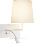 Wall luminaire SOMNILA FLEX, 3000K, 40W, USB, right, white 1003460 | 4024163236171