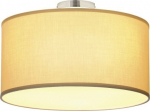 SOPRANA ceiling light, CL-1, round, beige textile, E27, max. 3x 60W 155373 | 4024163097529