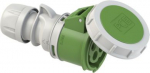 CEE connector 4x32A (3P+PE) 10h IP67 SHARK with cap green 2242-10 | 9003399212307