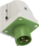 CEE-wall mounted plug 3x16A (2P+PE) 10h IP44 green 513-10 | 9003399398445