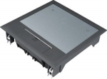 supply-unit Q06 square for 6 devices for flooring 5 mm deep black VQ06059005 | 4012002244968