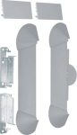 Wall cover plate bracket mounting for BR 85x170mm halogen free in stone grey L33357030 | 4012740320382
